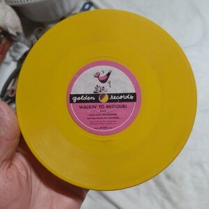 Yellow Vinyl Record